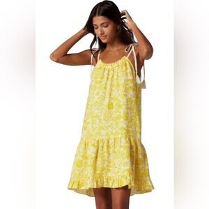 JOIE Porcelain/Empire Yellow Nala‎ Dress